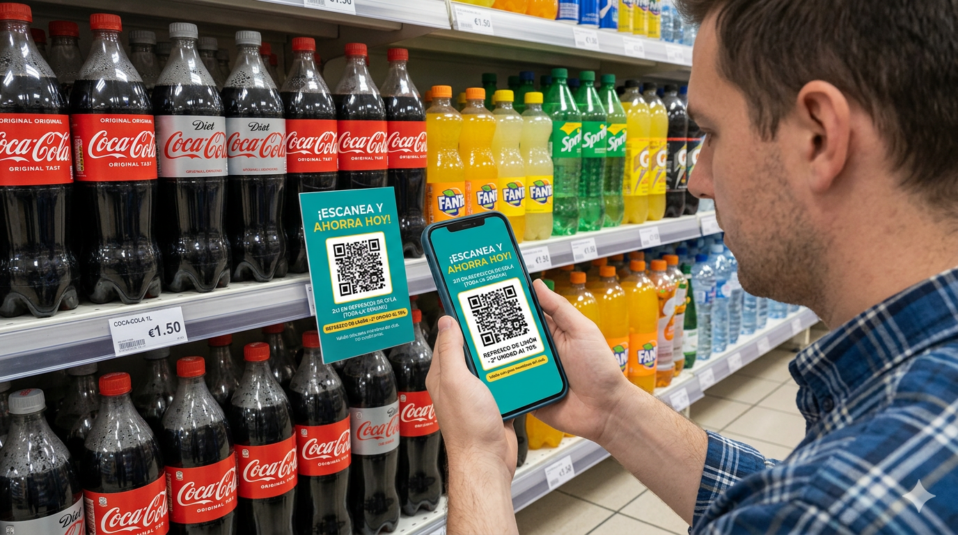 Cliente escaneando QR